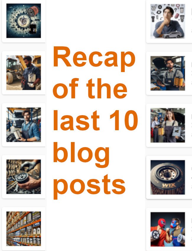 Imagem referente a Recap of the last 10 blog posts